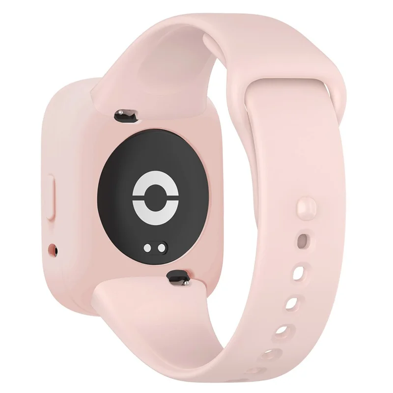 Watch Case for Xiaomi Redmi Watch 3 Lite / Watch 3 Active , Soft Silicone Protective Frame - Pink