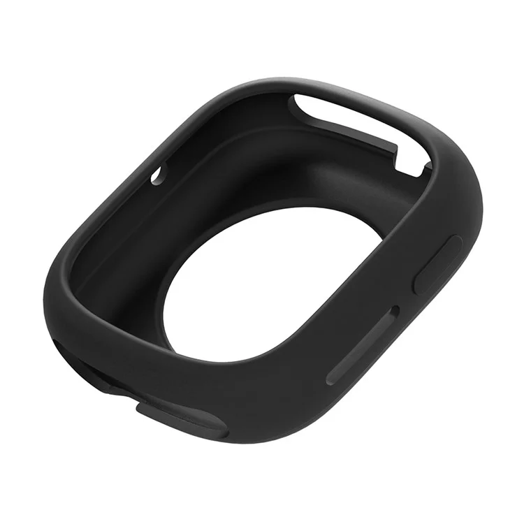 For Honor Watch 4 Silicone Case Protective Bumper Frame Watch Cover - Black