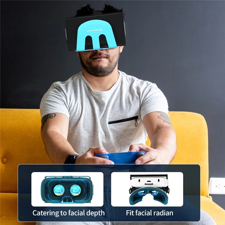 VR SHINECON G11 3D Virtual Reality Gaming Glasses for Nintendo Switch / Switch OLED HD VR Glasses
