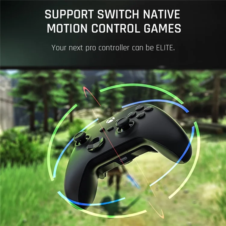 BIGBIG WON ARMOR-X Pro For Nintendo Switch / Xbox / PC Gaming Gamepad 2.4G Wireless Back Button - Black