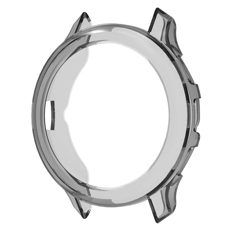 Per Garmin Venu 3 Watch Case Custodia in TPU Cavo Mezzo Protettiva - Nero Trasparente