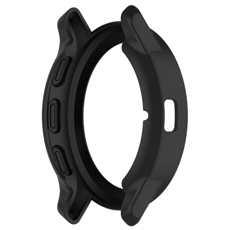 For Garmin Venu 3 TPU Case Cover Anti-Scratch Quick Release Watch Bumper Case with Dial Plate - Black