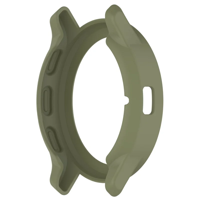 Beskyttelsesramme til Garmin Venu 3S ur med bladplade TPU urstøtte - Grøn