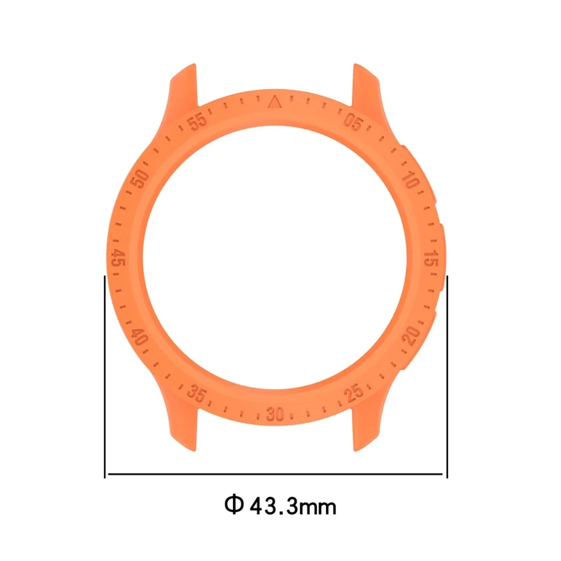 Beskyttelsesramme til Garmin Venu 3S ur med bladplade TPU urstøtte - Grøn
