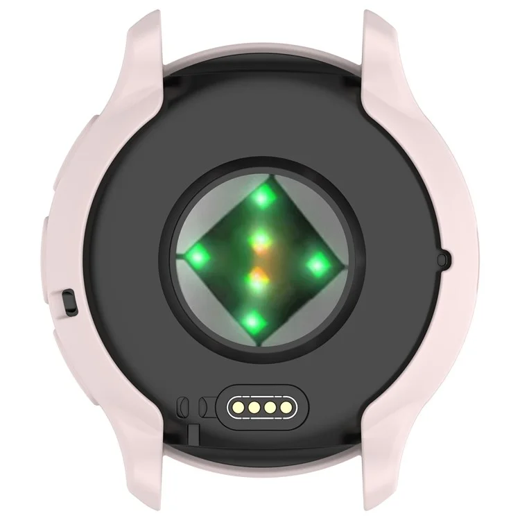 Protective Frame for Garmin Venu 3S Watch Case Cover with Dial Plate TPU Watch Bumper - Light Pink