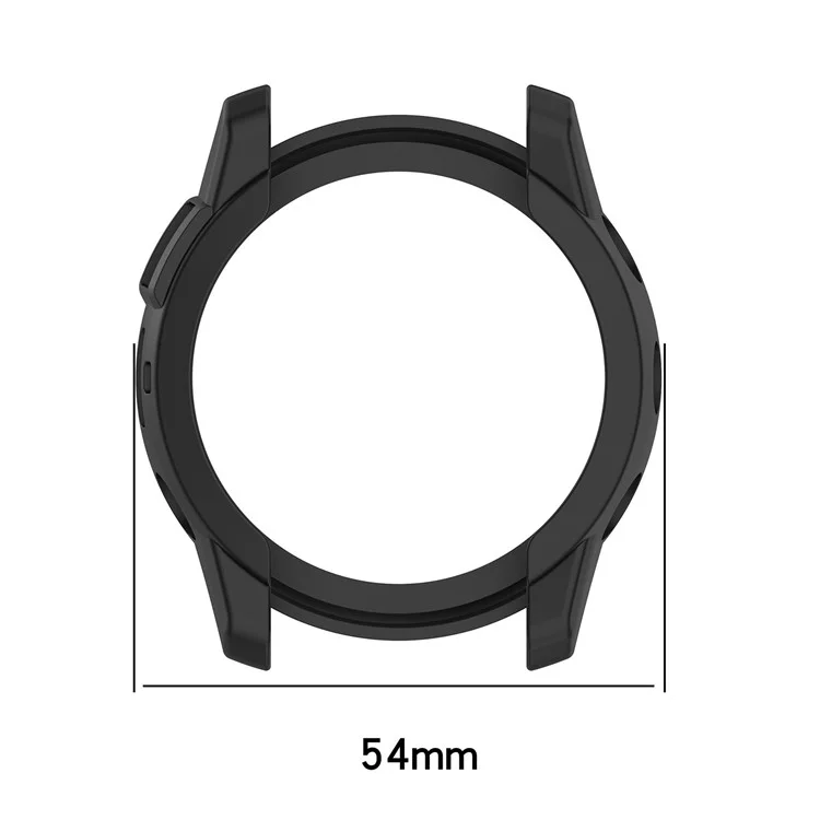 Per Garmin Tactix 7 AMOLED TPU Bumper Case Custodia protettiva Copertura cornice con piastra quadrante - Nero