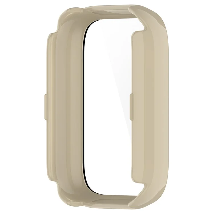 Pour iTouch Air 3 Cadre de protection avec film d'écran en verre trempé Smart Watch Hard PC Bumper Case - Blanc Ivoire