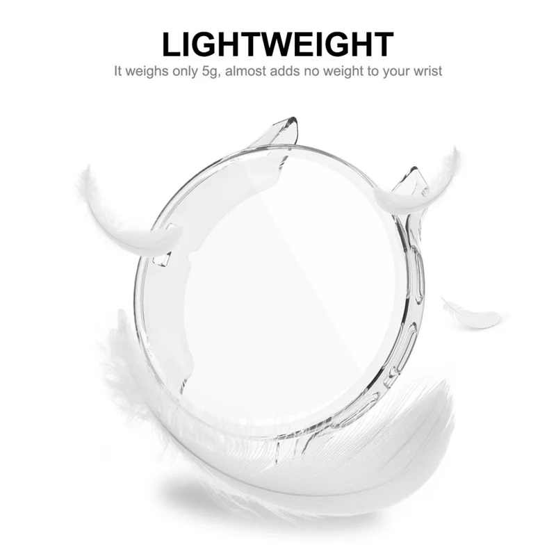 ENKAY HAT PRINCE For Garmin Venu 3 Transparent TPU Cover Anti-scratch Watch Case