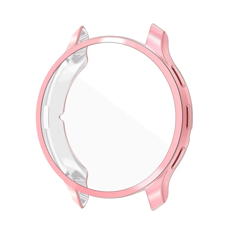 ENKAY HAT PRINCE For Garmin Venu 3S Full Cover Watch Case Electroplating TPU Frame with Screen Film - Pink