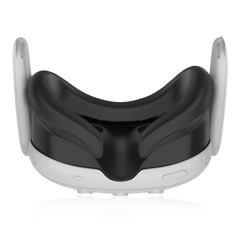 For Meta Quest 3 VR Headset Eye Mask Soft Silicone Anti-sweat Protective Cover - Grey