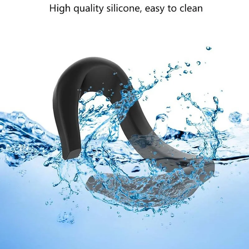 For Meta Quest 3 VR Headset Eye Mask Soft Silicone Anti-sweat Protective Cover - Grey