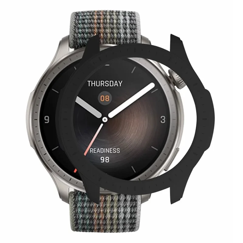 For Huami Amazfit Balance Hard PC Hollow Watch Case Protective Watch Cover - Black