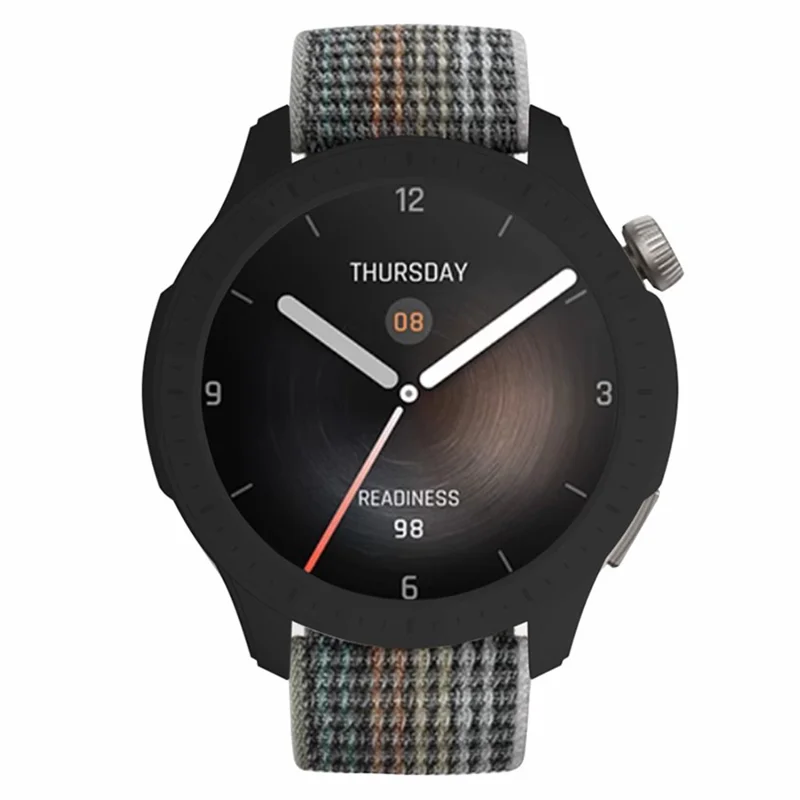 For Huami Amazfit Balance Hard PC Hollow Watch Case Protective Watch Cover - Black