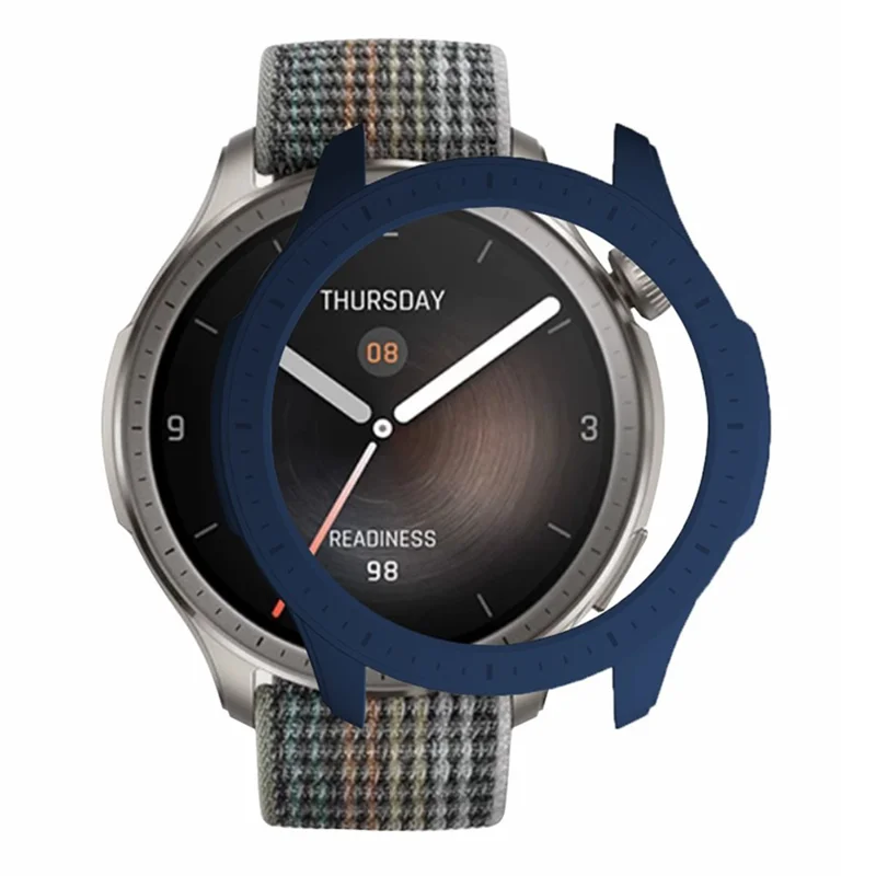 For Huami Amazfit Balance Hard PC Hollow Watch Case Protective Watch Cover - Midnight Blue