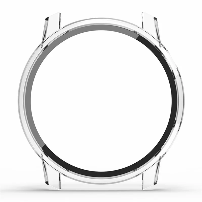 Pour Coros Pace 3 Étui en PC dur avec protection d'écran en verre trempé - Transparent