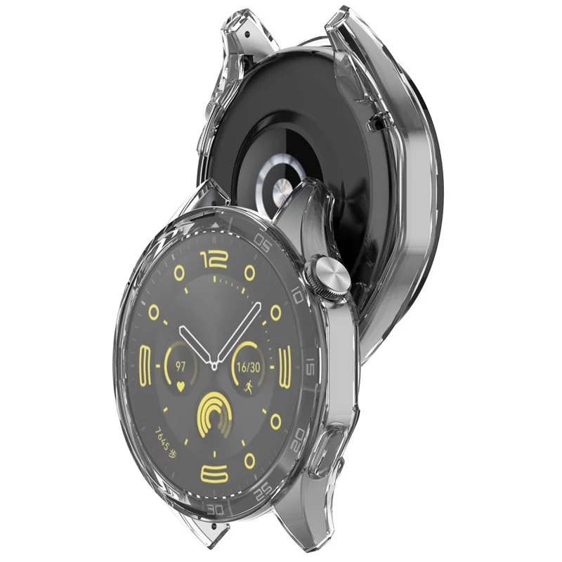 Para Huawei Watch GT 4 46mm TPU Case Proteção Total Capa do Relógio - Transparente