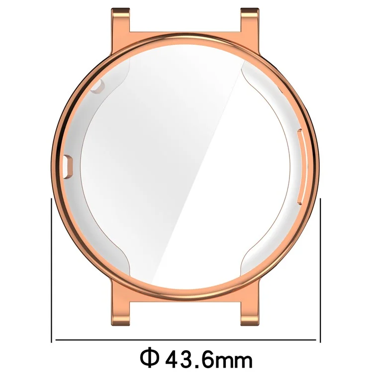 For Huawei Watch GT 4 41mm Watch Case Full Coverage TPU Protective Cover - Transparent