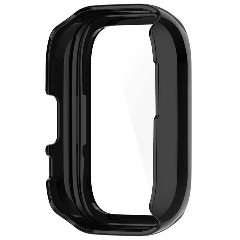 Pour Huami Amazfit Active (A2211) Étui avec film en verre trempé Protection complète Boîtier dur en PC - Noir