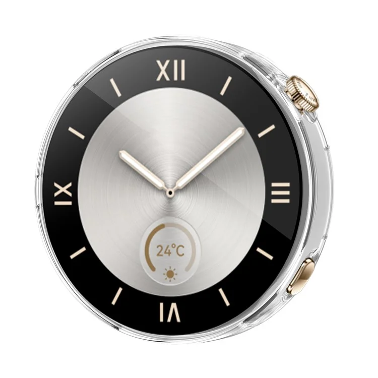 Per Huawei Watch GT 4 41mm TPU Watch Case Full Protection Anti-scratch Watch Protector - Bianco Trasparente