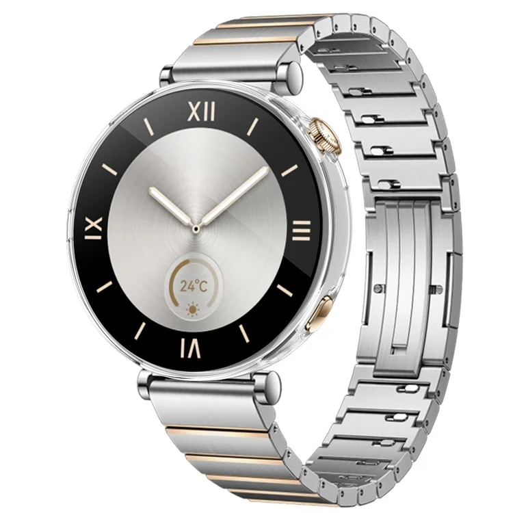 Per Huawei Watch GT 4 41mm TPU Watch Case Full Protection Anti-scratch Watch Protector - Bianco Trasparente