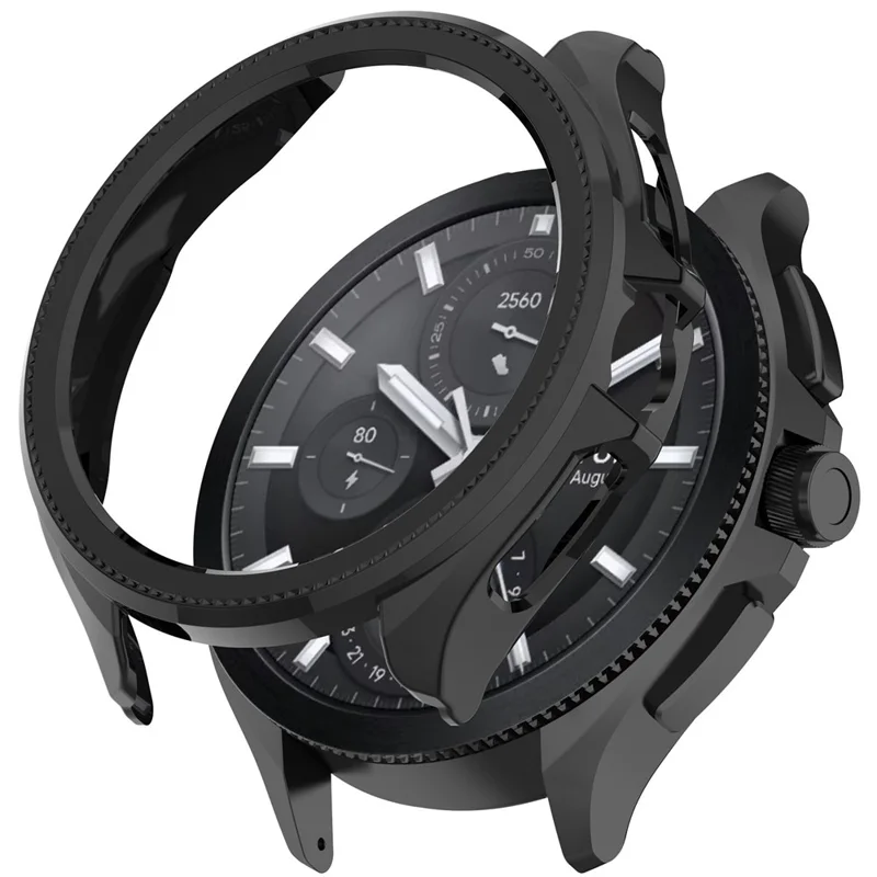 Para Xiaomi Watch 2 Pro Protective Frame Hard PC Hollowed-out Watch Cover - Black