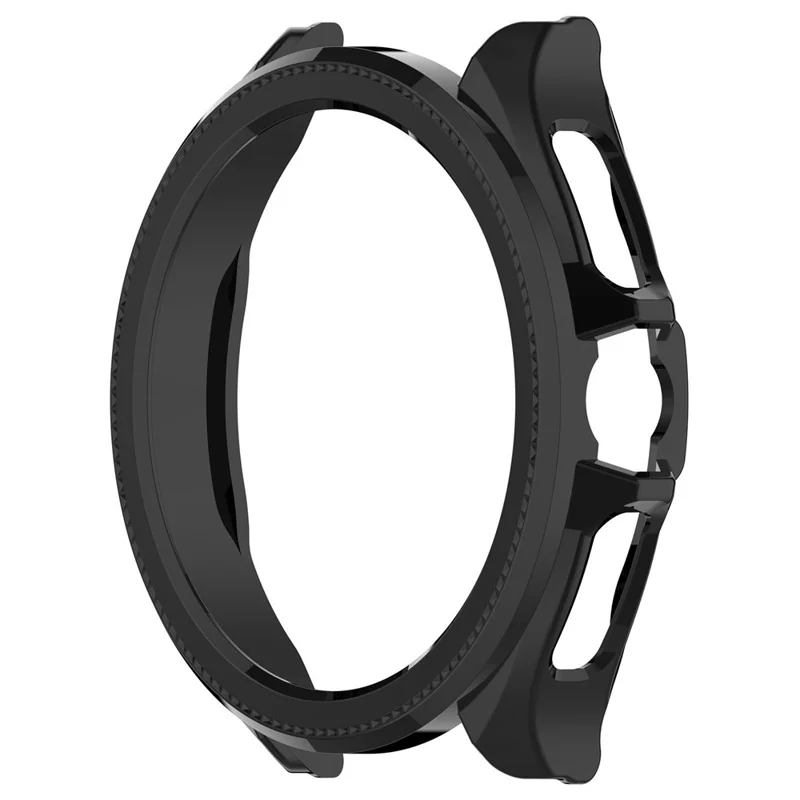 Para Xiaomi Watch 2 Pro Protective Frame Hard PC Hollowed-out Watch Cover - Black