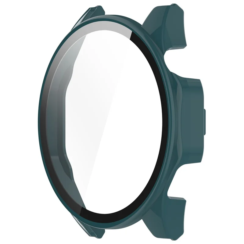 For Honor Watch 4 Pro Watch Case PC Full Coverage Protective Cover with Tempered Glass Screen Film - Green