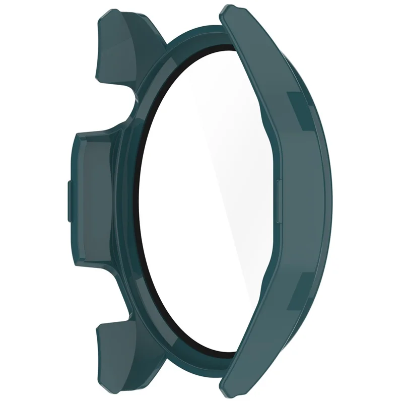 For Honor Watch 4 Pro Watch Case PC Full Coverage Protective Cover with Tempered Glass Screen Film - Green