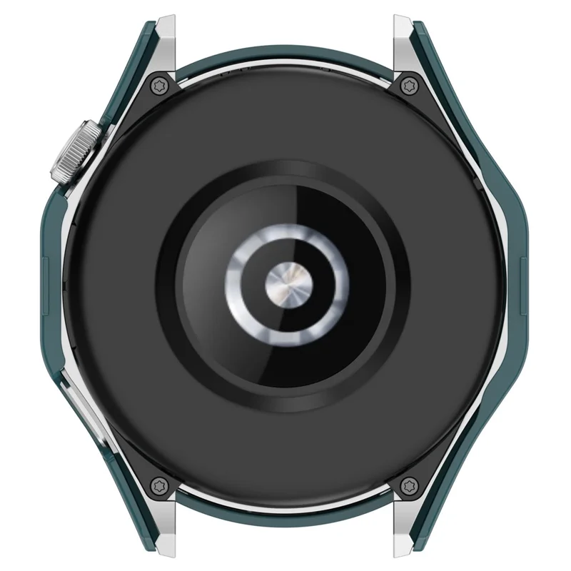 For Honor Watch 4 Pro Watch Case PC Full Coverage Protective Cover with Tempered Glass Screen Film - Green