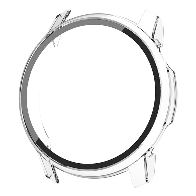 Para el reloj Coros Pace 3 Funda con protector de pantalla de cristal templado - Transparente