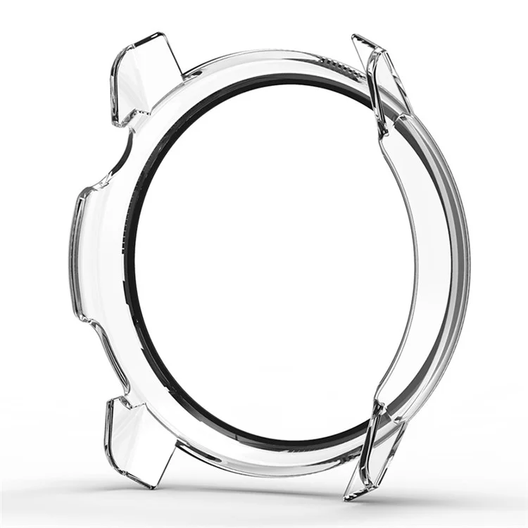 Para el reloj Coros Pace 3 Funda con protector de pantalla de cristal templado - Transparente