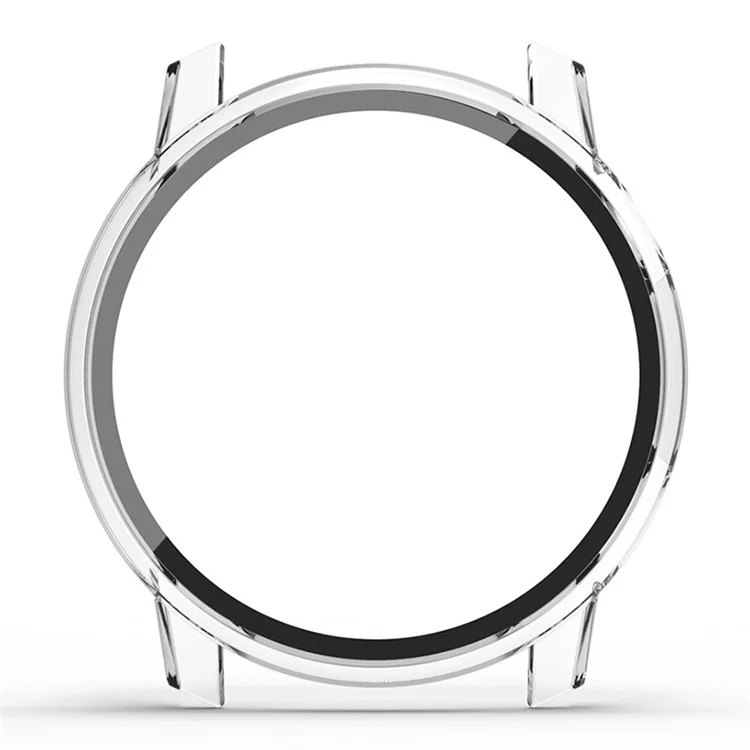 Para el reloj Coros Pace 3 Funda con protector de pantalla de cristal templado - Transparente