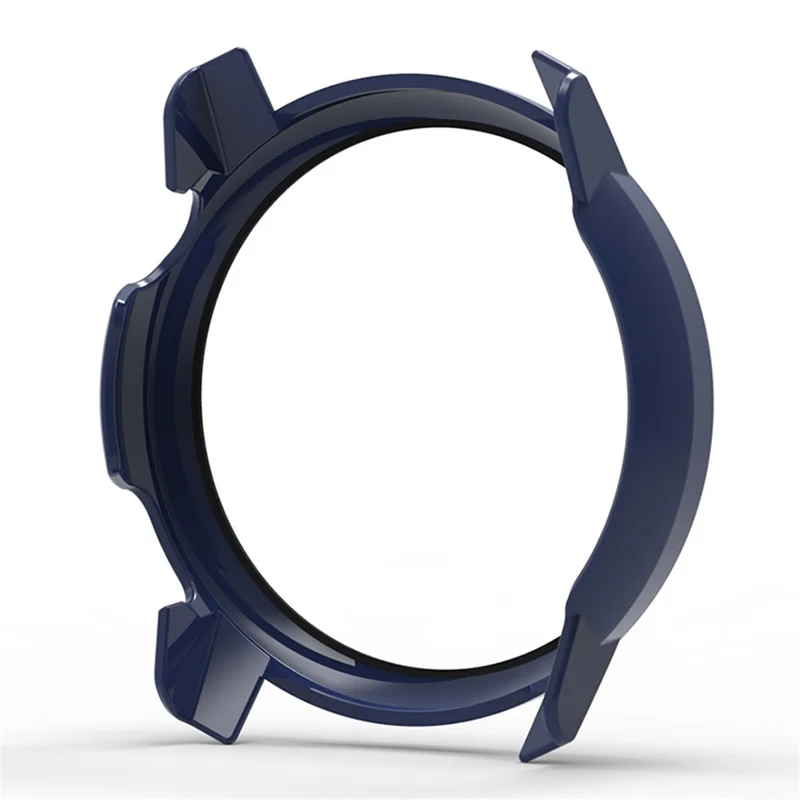 For Coros Pace 3 Watch Case All-Round PC Cover with Tempered Glass Screen Protector - Midnight Blue