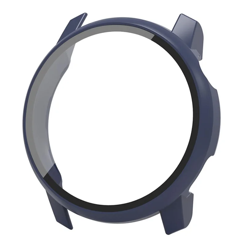 For Coros Pace 3 Watch Case All-Round PC Cover with Tempered Glass Screen Protector - Midnight Blue