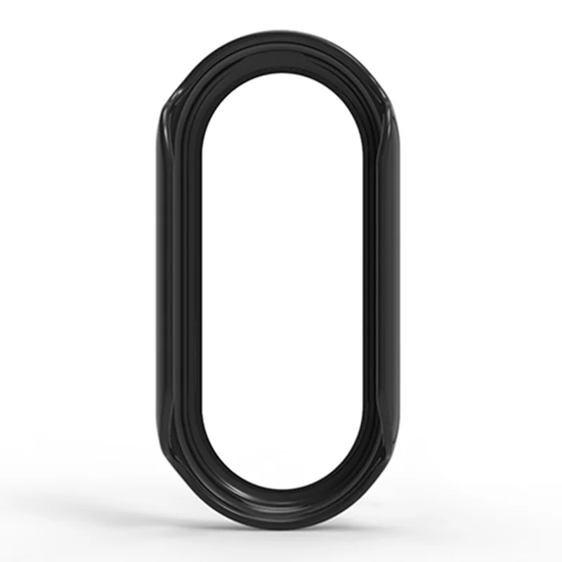 For Xiaomi Smart Band 8 / Band 8 NFC Protective Case Full Cover PC Watch Cover with Screen Protector - Black