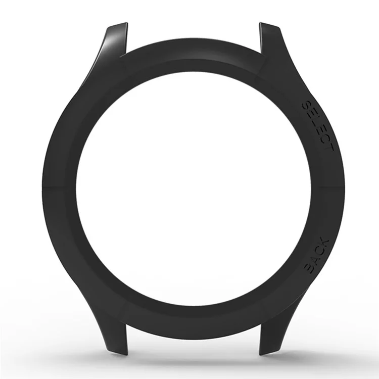 For Huami Amazfit Cheetah Pro Frame PC Cover Watch Protector - Black