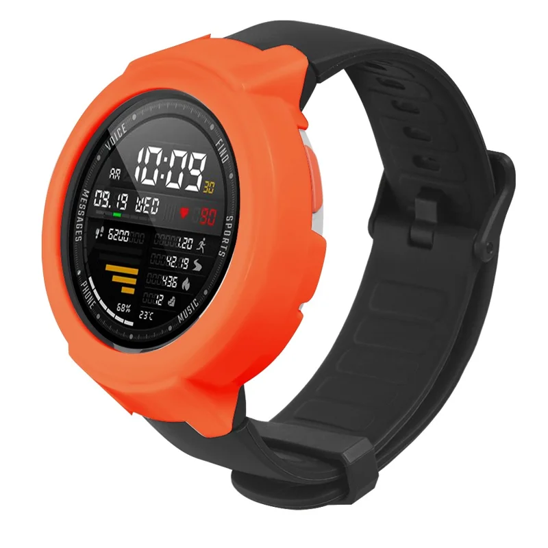 For Huami Amazfit Verge / Verge Lite Hard PC Frame Protective Bumper Shell Case - Orange