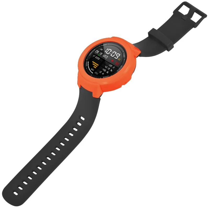 For Huami Amazfit Verge / Verge Lite Hard PC Frame Protective Bumper Shell Case - Orange