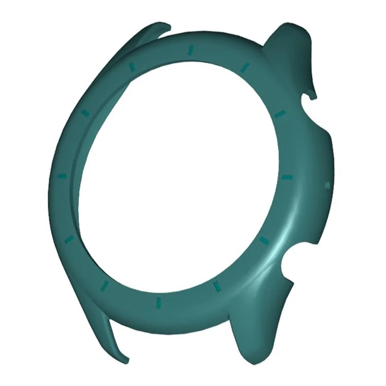 Per Huami Amazfit GTR 3 / GTR 3 Pro Watch Case Hollow Hard PC Shockproof Cover Frame - Midnight Green
