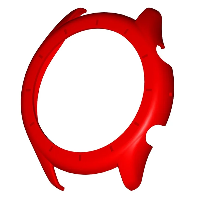 For Huami Amazfit GTR 3 / GTR 3 Pro Watch Case Hollow Hard PC Shockproof Cover Frame - Red