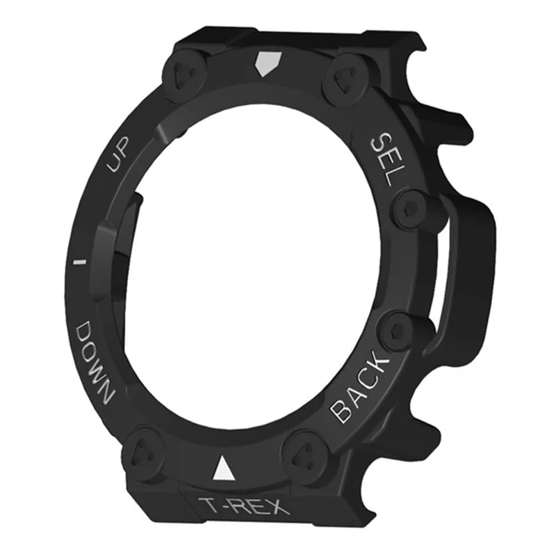 Für Huami Amazfit T-Rex 2 Uhrengehäuse-Cover mit Schnellverschluss, harte PC-Schutzabdeckung - Schwarz / Weiß