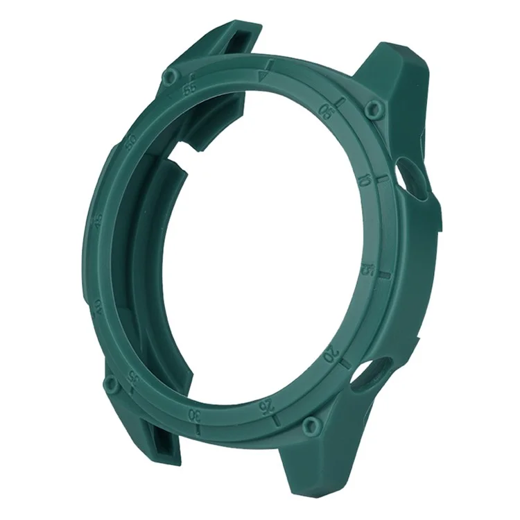 Per Huawei Watch GT 2 46mm Custodia Protettiva Guscio Morbido TPU Copertura Custodia - Verde Mezzanotte