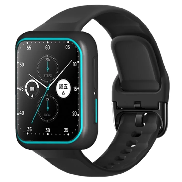 For Oppo Watch 2 46mm / Watch 46mm TPU Protective Case Watch Bumper Shell - Black+Blue