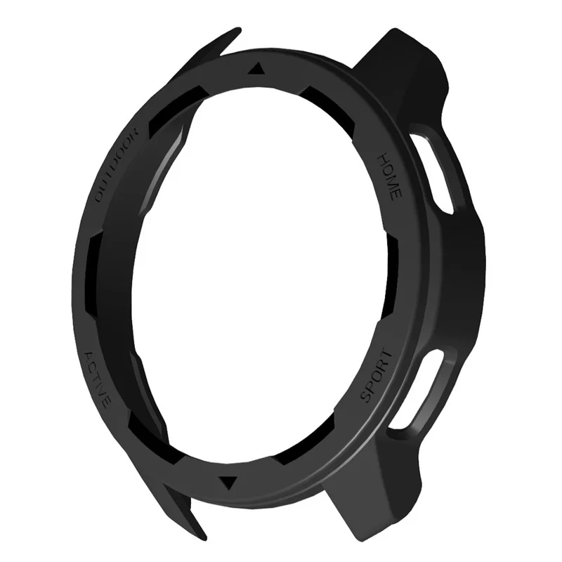For Xiaomi Watch S1 Active / Watch Color 2 Protective Cover Hard PC Watch Case Hollow Frame - Black