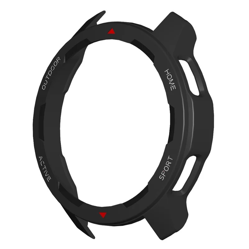 For Xiaomi Watch S1 Active / Watch Color 2 Protective Cover Hard PC Watch Case Hollow Frame - Black+Red+White