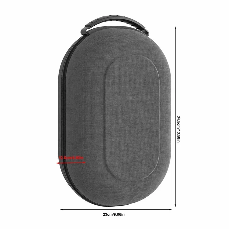 AL-Q022 For Meta Quest 3 VR Headset Carrying Case EVA+Polyester Portable Storage Bag