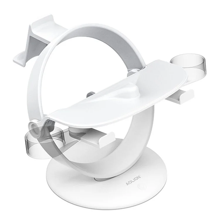 AOLION AL-Q080 Per Meta Oculus Quest 3 VR Headset Display Stand Base Game Controller Storage Holder Bracket