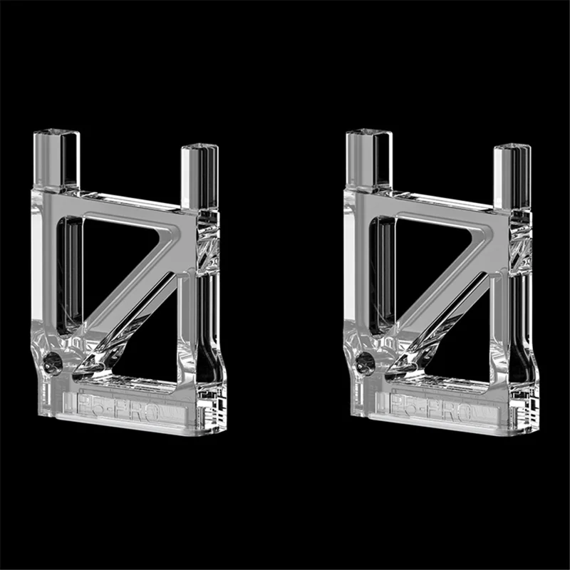 AOLION 1 Pair For Sony PS5 Slim Horizontal Place Storage Holder Mount Display Stand Game Console Accessory - Disc Edition / Square