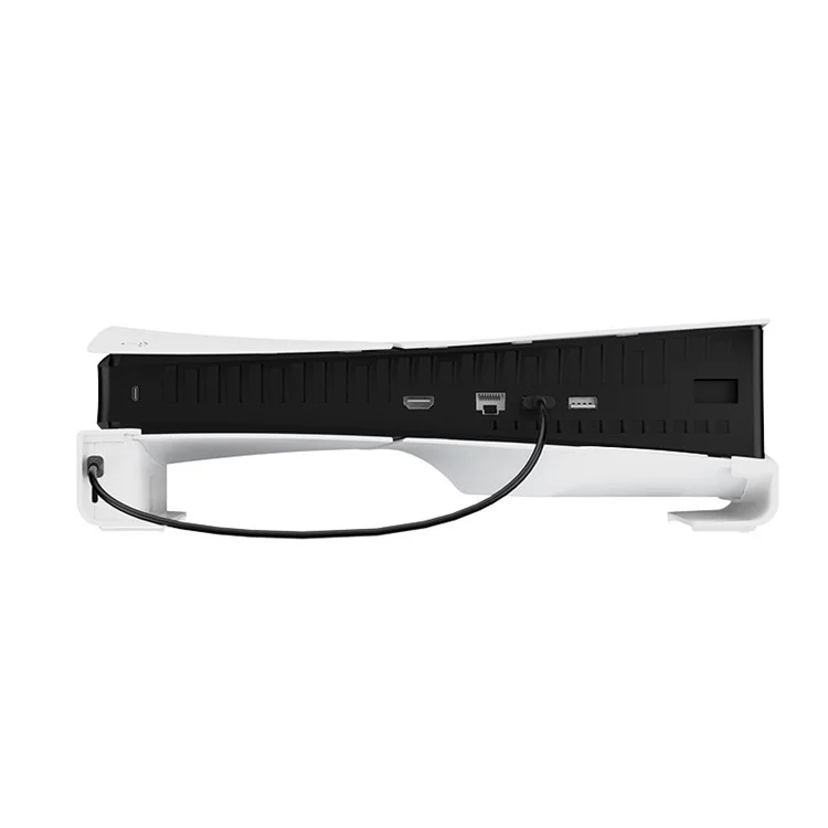 AOLION ALP-5382 Supporto orizzontale per console PS5 Slim con hub USB a 4 porte, supporto per il desktop della console da gioco