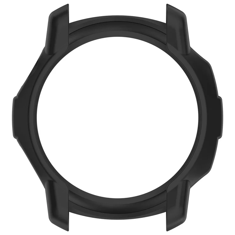 For Coros Pace 3 Anti-collision TPU Watch Case Hollow Protective Frame - Black